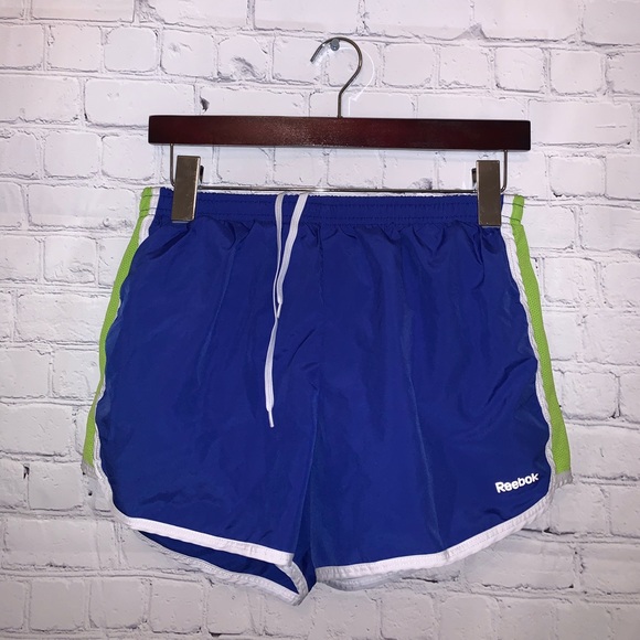 Reebok Pants - Reebok Dark Blue & Green Athletic shorts size S